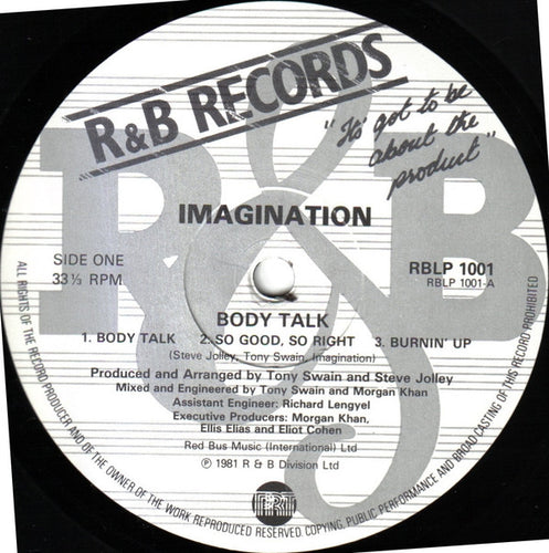 Imagination : Body Talk (LP, Album, Ger)