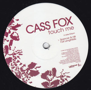 Cassandra Fox : Touch Me (12")