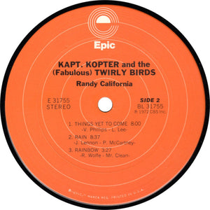 Randy California : Kapt. Kopter And The (Fabulous) Twirly Birds (LP, Album, RE)