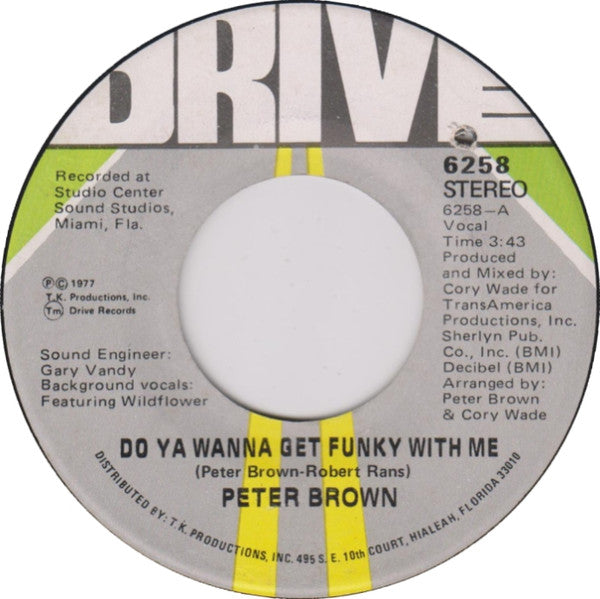 Peter Brown (2) : Do Ya Wanna Get Funky With Me (7