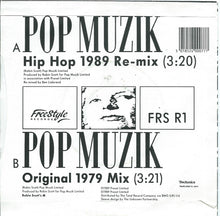 Load image into Gallery viewer, M (2) : Pop Muzik (Hip Hop 1989 Re-Mix) (7&quot;)
