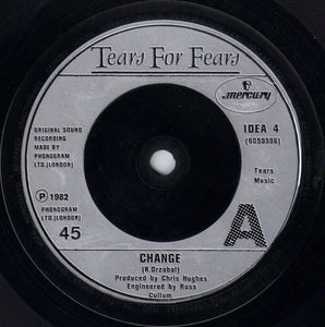Tears For Fears : Change (7", Single, Sil)