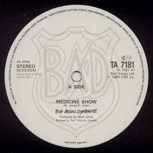 Big Audio Dynamite : Medicine Show (12")