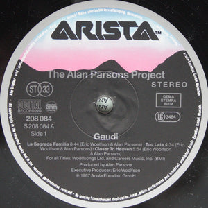 The Alan Parsons Project : Gaudi (LP, Album)