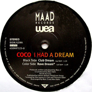 Coco (2) : I Had A Dream (12")