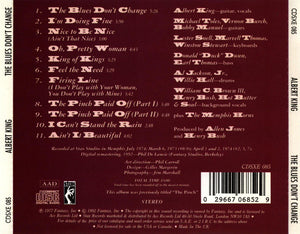 Albert King : The Blues Don't Change (CD, Album)