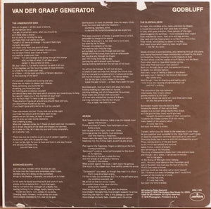 Van Der Graaf Generator : Godbluff (LP, Album)