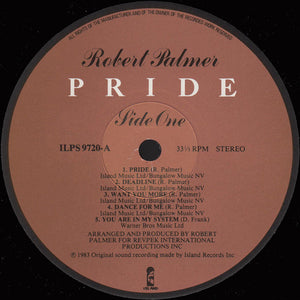 Robert Palmer : Pride (LP, Album)