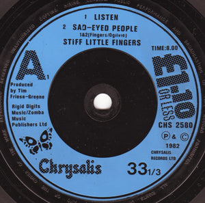 Stiff Little Fingers : Listen (7", EP)
