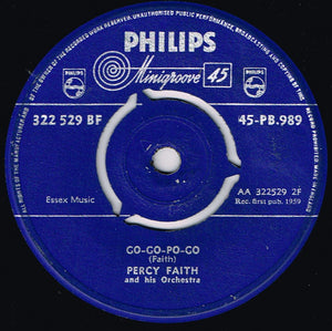 Percy Faith & His Orchestra : The Theme From "A Summer Place" (7", Single)