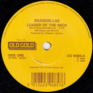 The Shangri-Las : Leader Of The Pack (7", Mono)
