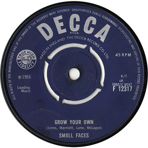 Small Faces : Sha-La-La-La-Lee (7", Single)
