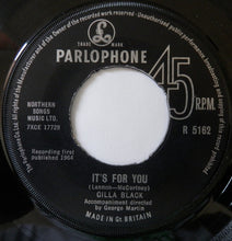Load image into Gallery viewer, Cilla Black : It&#39;s For You (7&quot;, Single)
