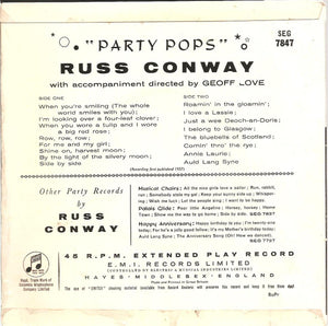 Russ Conway : Party Pops (7", EP)