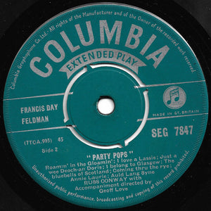 Russ Conway : Party Pops (7", EP)