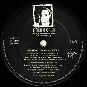 Culture Club : Kissing To Be Clever (LP, Album)