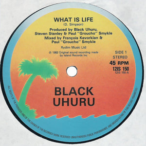 Black Uhuru : What Is Life? (12")