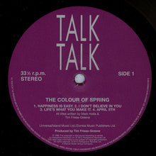 Load image into Gallery viewer, Talk Talk : The Colour Of Spring (LP, Album, RE, 180 + DVD-V, Album, RE, NTSC)

