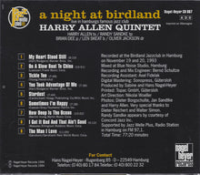 Load image into Gallery viewer, Harry Allen Quintet : A Night At Birdland Volume 1 (CD, Album)
