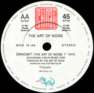 The Art Of Noise : Dragnet (7", Single)