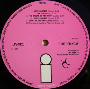 Fotheringay : Fotheringay (LP, Album, Gat)