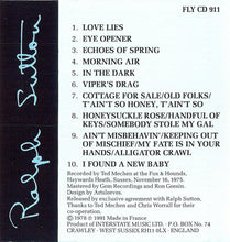 Load image into Gallery viewer, Ralph Sutton (2) : Ralph Sutton (CD, Album)
