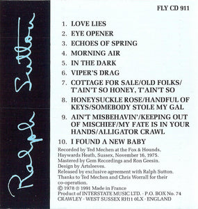 Ralph Sutton (2) : Ralph Sutton (CD, Album)