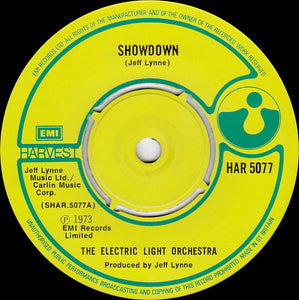 Electric Light Orchestra : Showdown (7", Single, 4 P)
