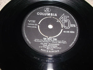 Cliff Richard : The Next Time / Bachelor Boy (7")
