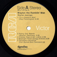 Load image into Gallery viewer, Waylon Jennings : Waylon The Ramblin&#39; Man (LP, Album, RE, Ind)
