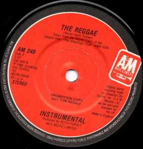 Wang Chung : Fire In The Twilight / The Reggae (7", Single, Promo)