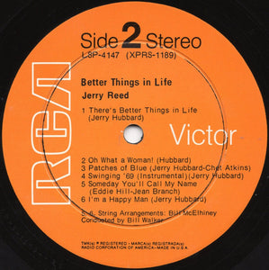 Jerry Reed : Better Things In Life (LP, Album)