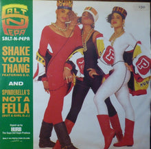 Load image into Gallery viewer, Salt &#39;N&#39; Pepa : Shake Your Thang (It&#39;s Your Thing) / Spinderella&#39;s Not A Fella (But A Girl DJ) (7&quot;, Single, Sil)
