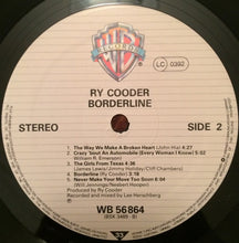 Load image into Gallery viewer, Ry Cooder : Borderline (LP, Album)
