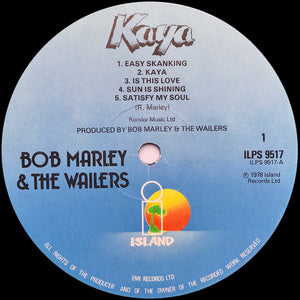 Bob Marley & The Wailers : Kaya (LP, Album)