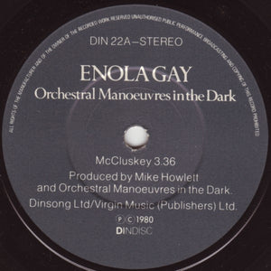 Orchestral Manoeuvres In The Dark : Enola Gay (7", Single, Gre)