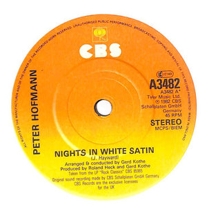 Peter Hofmann : Nights In White Satin (7")