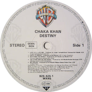 Chaka Khan : Destiny (LP, Album)