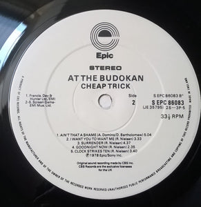 Cheap Trick : At The Budokan (LP, Album)