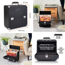 Load image into Gallery viewer, Vinyl Record Storage Case - Front Opening
