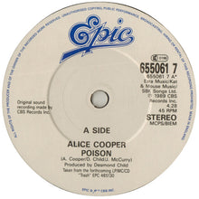 Load image into Gallery viewer, Alice Cooper (2) : Poison (7&quot;, Single)
