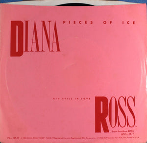 Diana Ross : Pieces Of Ice (7", Styrene, Ind)