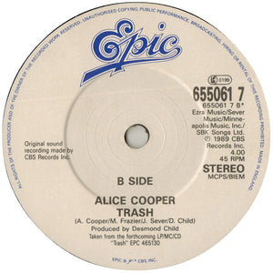 Alice Cooper (2) : Poison (7", Single)