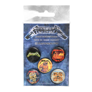Button Badge Set - Metallica (The Singles)