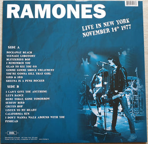 Ramones – Live In New York November 14th 1977