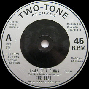 The Beat (2) : Tears Of A Clown / Ranking Full Stop (7", Single, Inj)