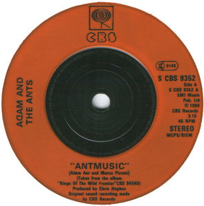 Adam And The Ants : Antmusic (7", Single, Inj)