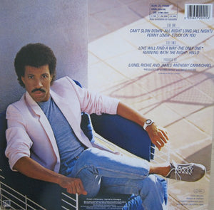 Lionel Richie : Can't Slow Down (LP, Album, Gat)