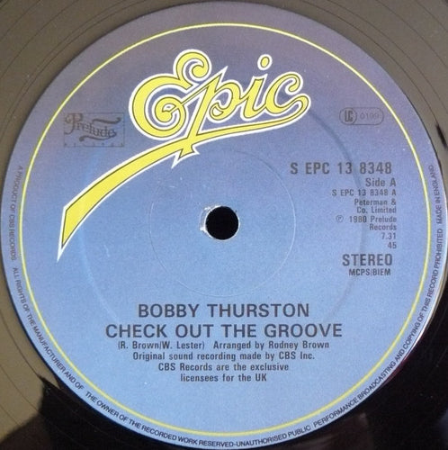 Bobby Thurston : Check Out The Groove (12