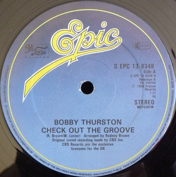 Bobby Thurston : Check Out The Groove (12